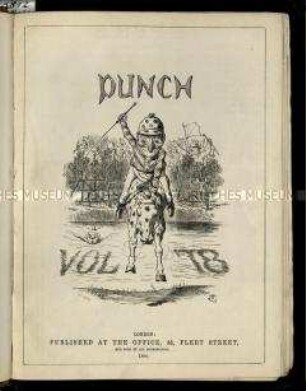 Satirische Zeitschrift. Punch oder The London Charivari. 78. Vol. 1880