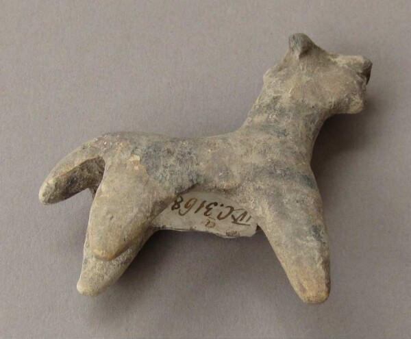 Animal figurine made of clay