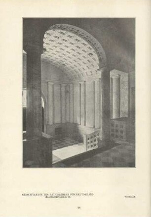 Geschäftshaus der Nationalbank für Deutschland, Behrenstrasse 68. Vorhalle