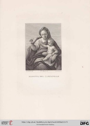La Madonna detta del Campanello di Bartolommeo Schedone