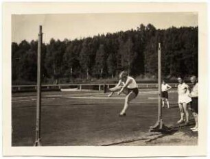 Gartenanlage Stadion Sachsenring, Bad Elster: Sportfeld: Hochsprung