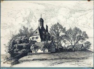 Das Jochhöh-Schlösschen bei Pesterwitz (Freital) und Potschappel (Freital)