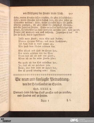Die neun und fünfzigste Betrachtung [...]