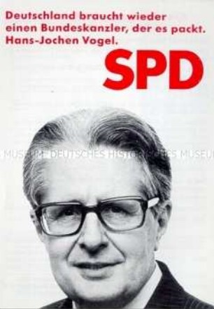 Flugschrift der SPD zur Bundestagswahl 1983