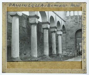 Paulinzella, Kloster Paulinzella : Innenansicht, Blick nach SW ins LH