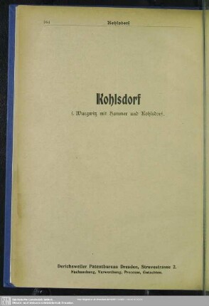 Kohlsdorf s. Wurgwitz mit Hammer und Kohlsdorf