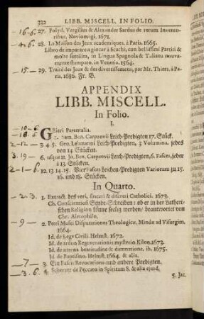 332-337, Appendix Libb. Miscell.