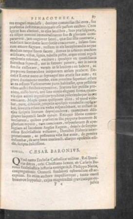 XLVIII. Caesar Baronius.