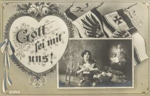 Gott sei mit uns! Mein ganzes Herz weilt bei dir!