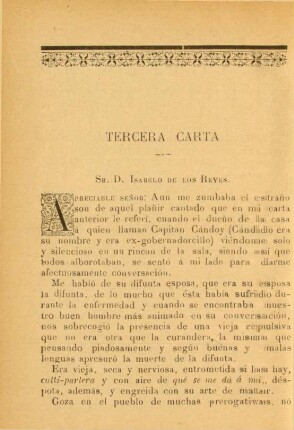 Tercera carta