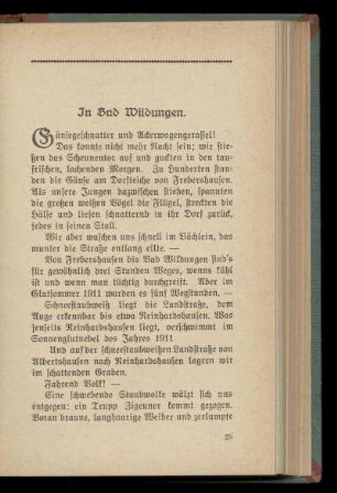 In Bad Wildungen