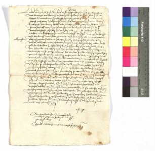 Graf Kraft von Hohenlohe an Ulrich von Montfort.
