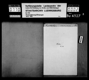 Kult- u. Schulkosten, OA Gaildorf