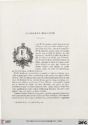 5. Pér. 9.1924: La tour en Hollande