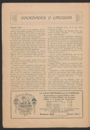 Sociedades y círculos
