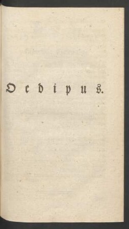 Oedipus