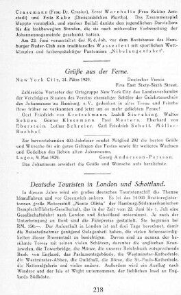 Deutsche Touristen in London und Schottland.