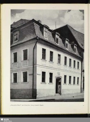 „Zum gelben Hirsch“, das Geburtshaus Georg Friedrich Händels
