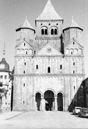 Maursmünster, Marmoutier: Gesamtansicht, romanische Front
