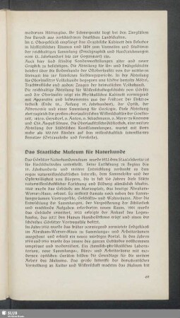 Das Staatliche Museum für Naturkunde