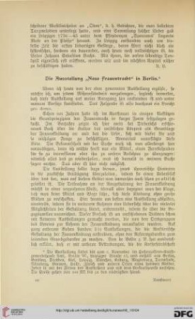 Die Ausstellung "Neue Frauentracht" in Berlin