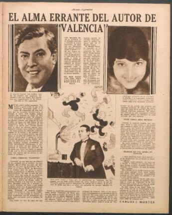 El alma errante del autor de "Valencia"