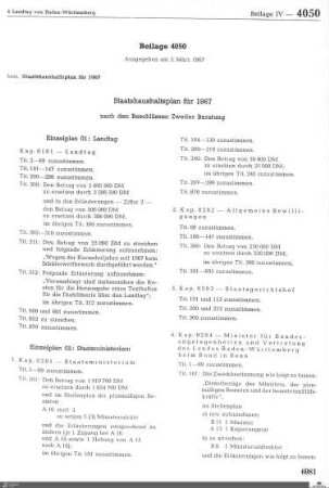 Staatshaushaltsplan 1967 (1)