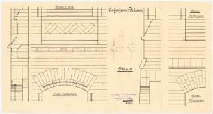 Kranken- und Siechenhaus, Brüssow Gültiger Ausführungsentwurf: Fensterdetail 1:10