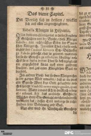 Das vierte Capitel. Der Vorsatz sich zu bessern / wicklet sich auß allen Ungerechtigkeiten.