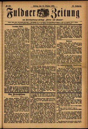 Ausgabe vom Freitag, den 16. Oktober 1896.