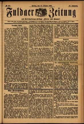 Ausgabe vom Freitag, den 16. Oktober 1896.