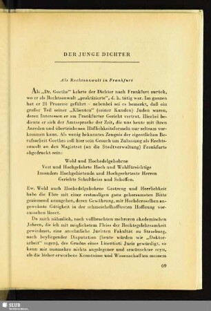 Der Junge Dichter