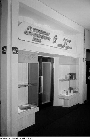 Textilfasern auf der Leipziger Herbstmesse 1954