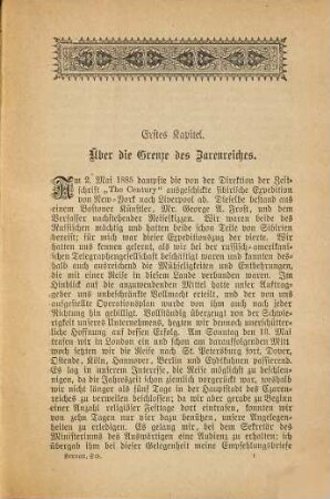 Sibirien : nach den im "Century Magazine" erschienenen Aufsätzen, 1