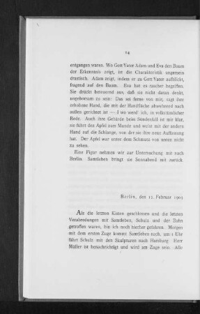 Berlin, den 12. Februar 1903