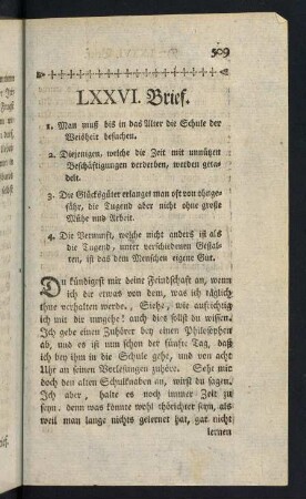 509-535, LXXVI. Brief. - LXXVII. Brief.