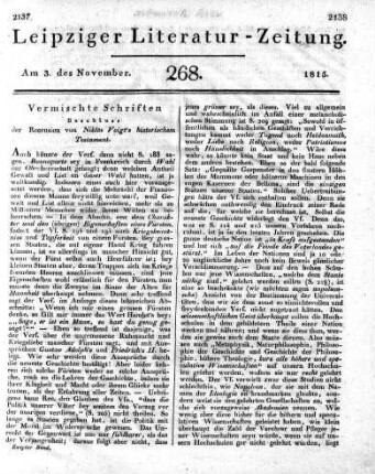 1815-11-03 : 268. Stück