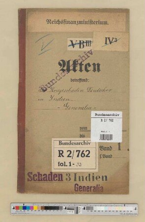 Kriegsschäden Deutscher in Indien