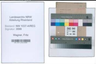 Entnazifizierung Fritz Wagner , geb. 00.00.0000 ()