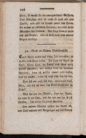 32. Noch ein kleiner Briefwechsel