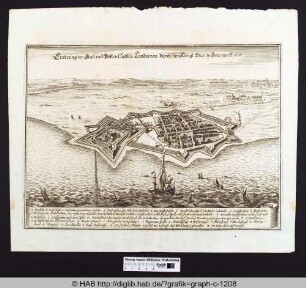 Erobrung der Statt und Vösten Castels Landscron durch Ihro Königl: May zu Dennemarckt 1676