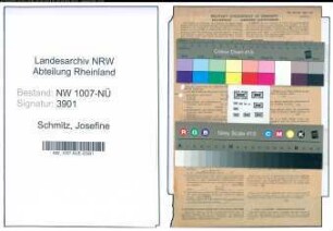 Entnazifizierung Josefine Schmitz , geb. 12.03.1885 ()