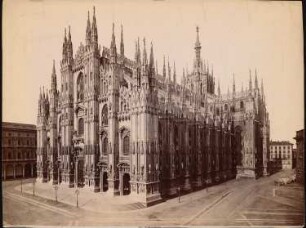 Dom, Mailand: Gesamtansicht von Südwesten