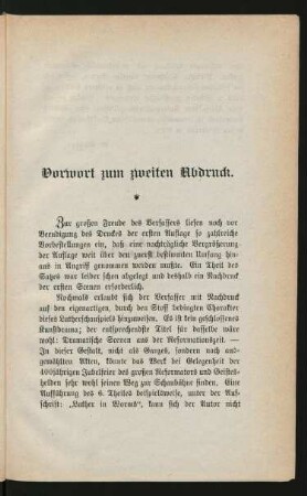 Vorwort zum zweiten Abdruck