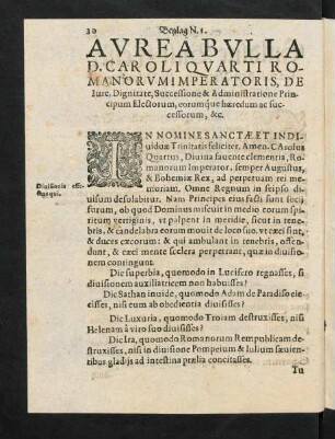 30-39, Titvlvs I - VI