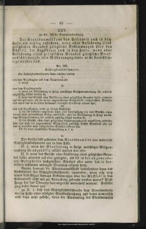 XXV. Zu Art. 349 der Strafproceßordnung