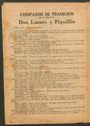 Don Lucero y Piquillín