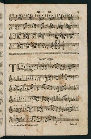 73-78, I. Tantum ergo - VIII. Tantum ergo