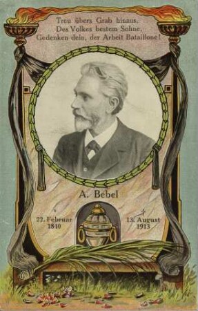 A. Bebel - Treu übers Grab hinaus [...]
