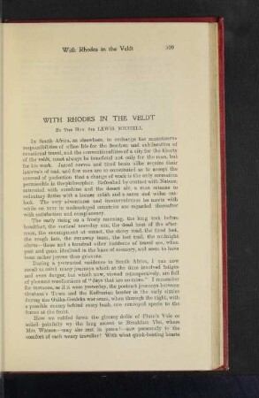 With Rhodes in the Veldt.